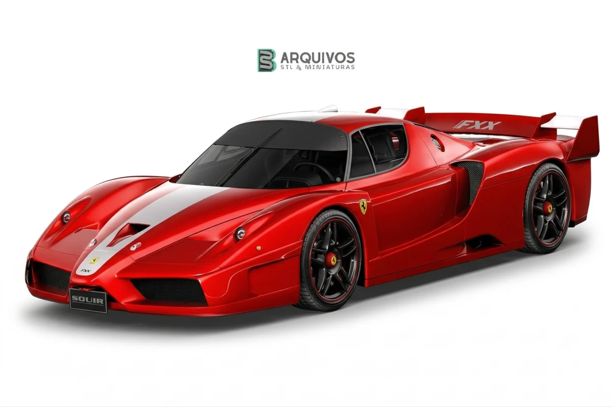 Modelo 3D STL - Ferrari-FXX-2008